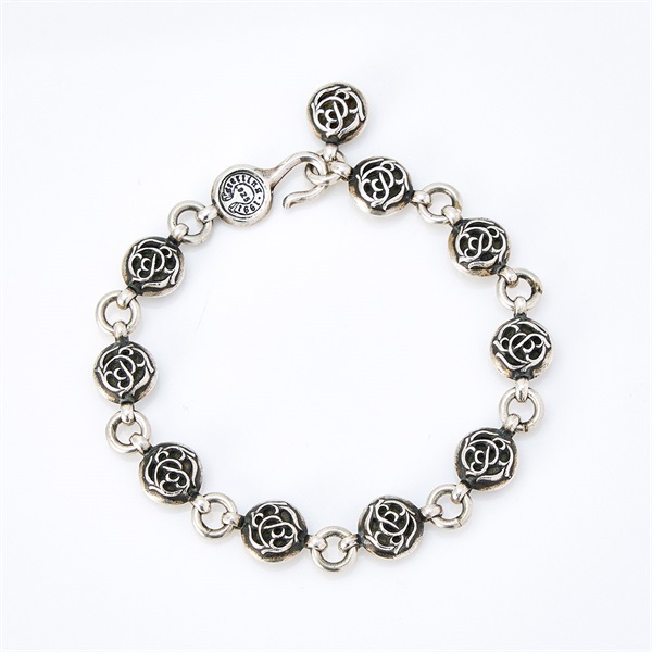 CHROME HEARTS フローラルボール ブレスレット シルバー 925