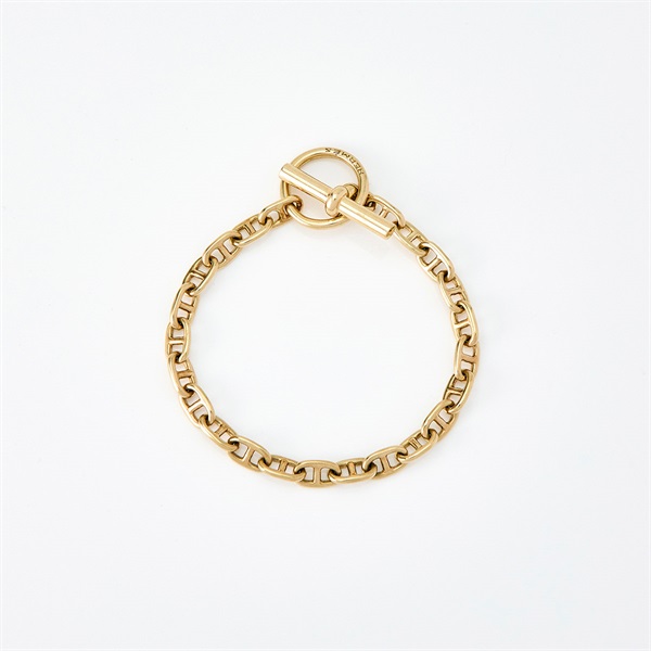 HERMES シェーヌダンクル ブレスレット TPM ゴールド 750YG