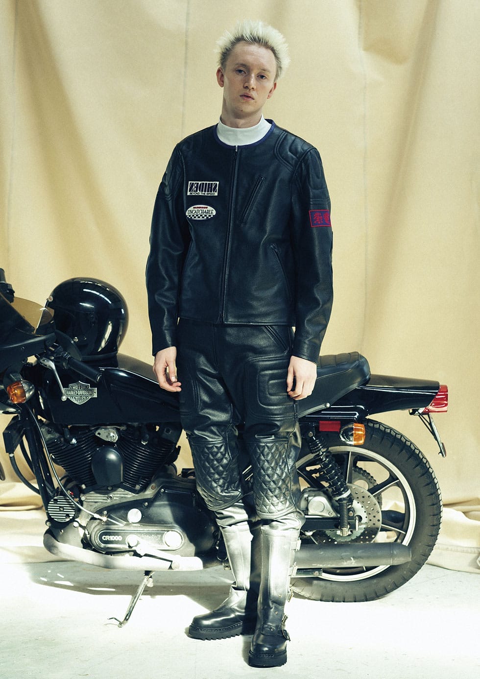 MOTOR CYCLE PANT - COWHIDE LEATHER|モーター サイクル パンツ