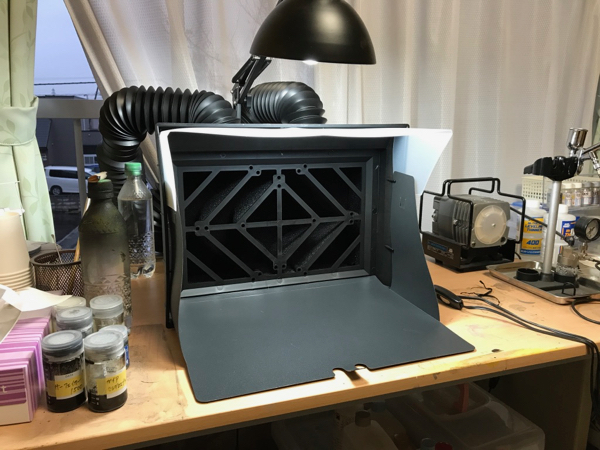 買って良かった！タミヤの塗装ブース（ペインティングブースⅡ・ツイン