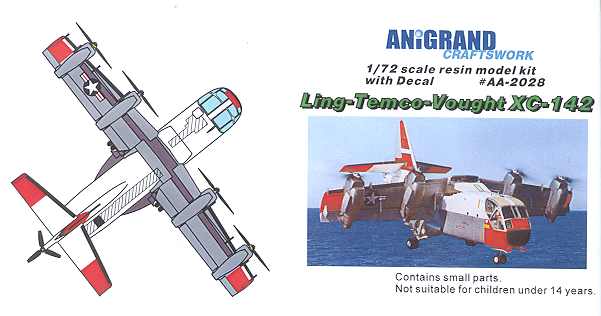 航空機・ヘリコプター ANiGRAND 1/72 Ling-Temco-Vought XC-142 航空機