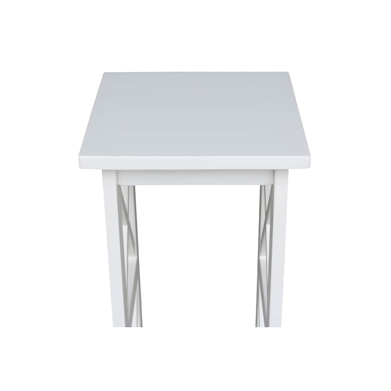 International Concepts 30-in H x 12-in W White Indoor Square Wood