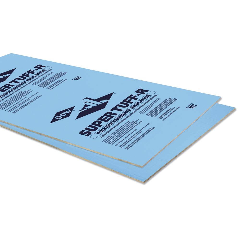 Dow Super Tuff-R R- 6.5 , 0.75-in x 4-ft x 8-ft Polyisocyanurate