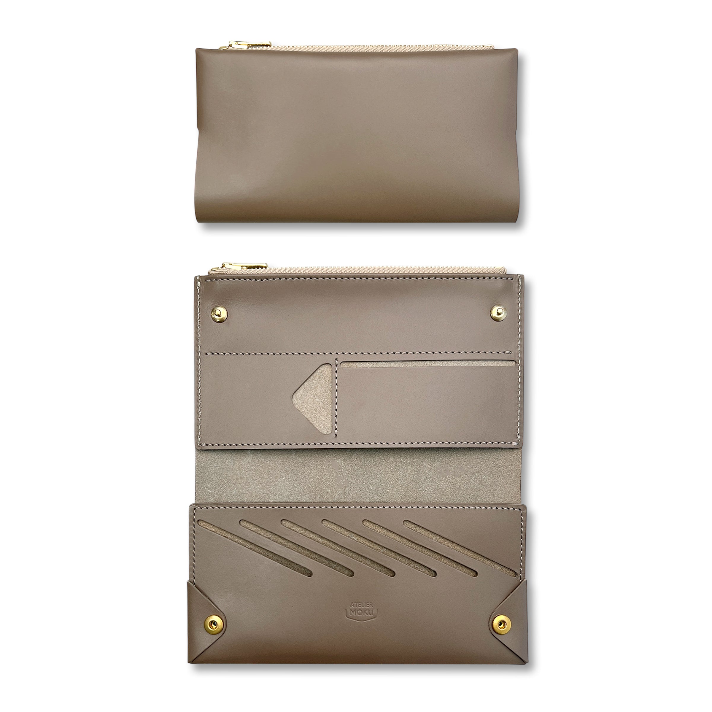 薄い財布 メンズ・レディース/小さく薄い長財布UNO ver.2 Buttero