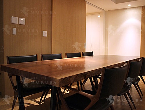 ダイニングテーブルxウォールナット【東京都渋谷区 個人住宅