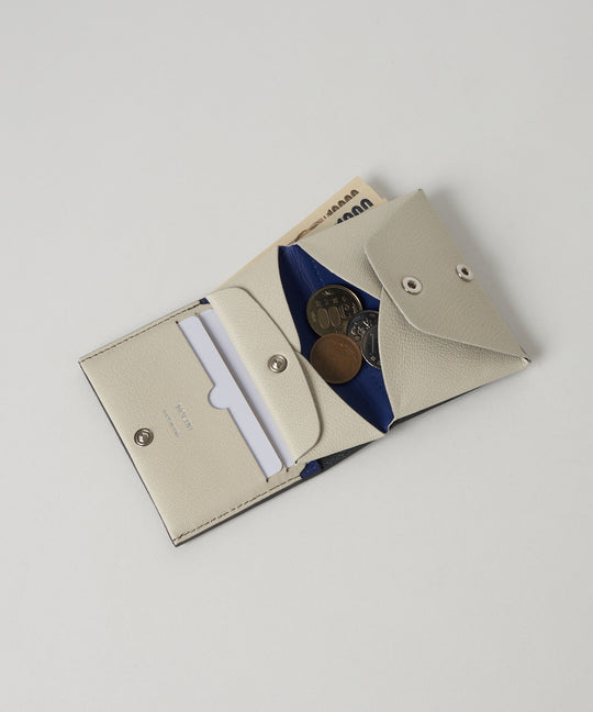 Bifold Compact Wallet - Gray × Off white – MOLINI（モリニ