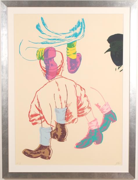 現代アートの絵をシルクスクリーンの版画で制作した横尾忠則の現代