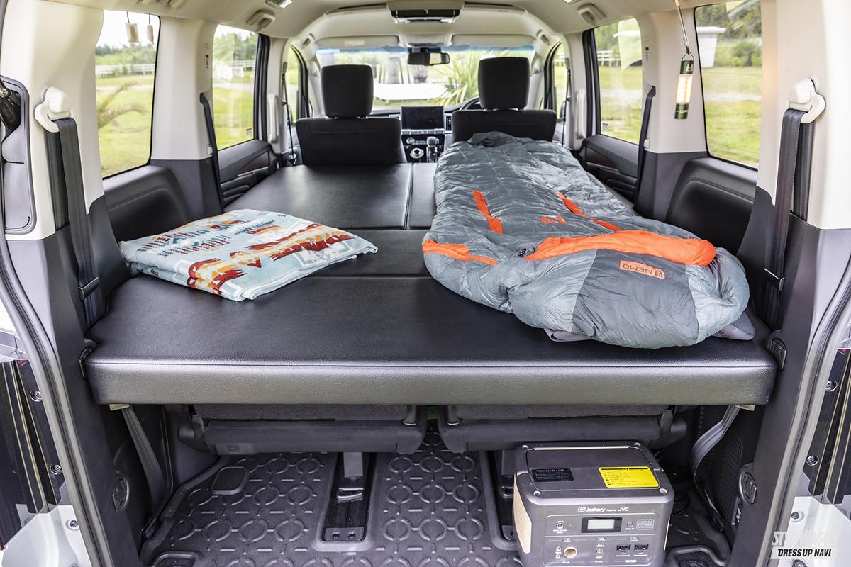 厚さ80ミリ！ 完全フラットで寝心地も抜群！ デリカD:5専用の車中泊