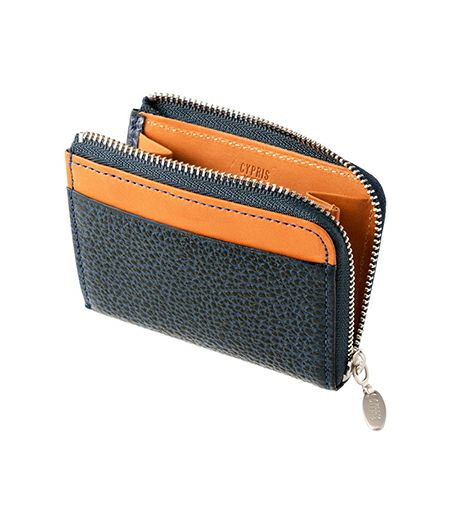 L字ファスナー小銭入れ｜カシューレザー |革製品CYPRIS（キプリス