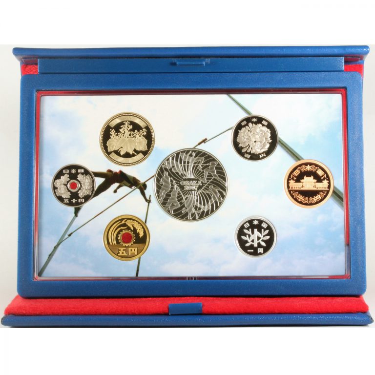 第11回 IAAF 世界陸上競技選手権 大阪大会 2007年 プルーフ貨幣セット