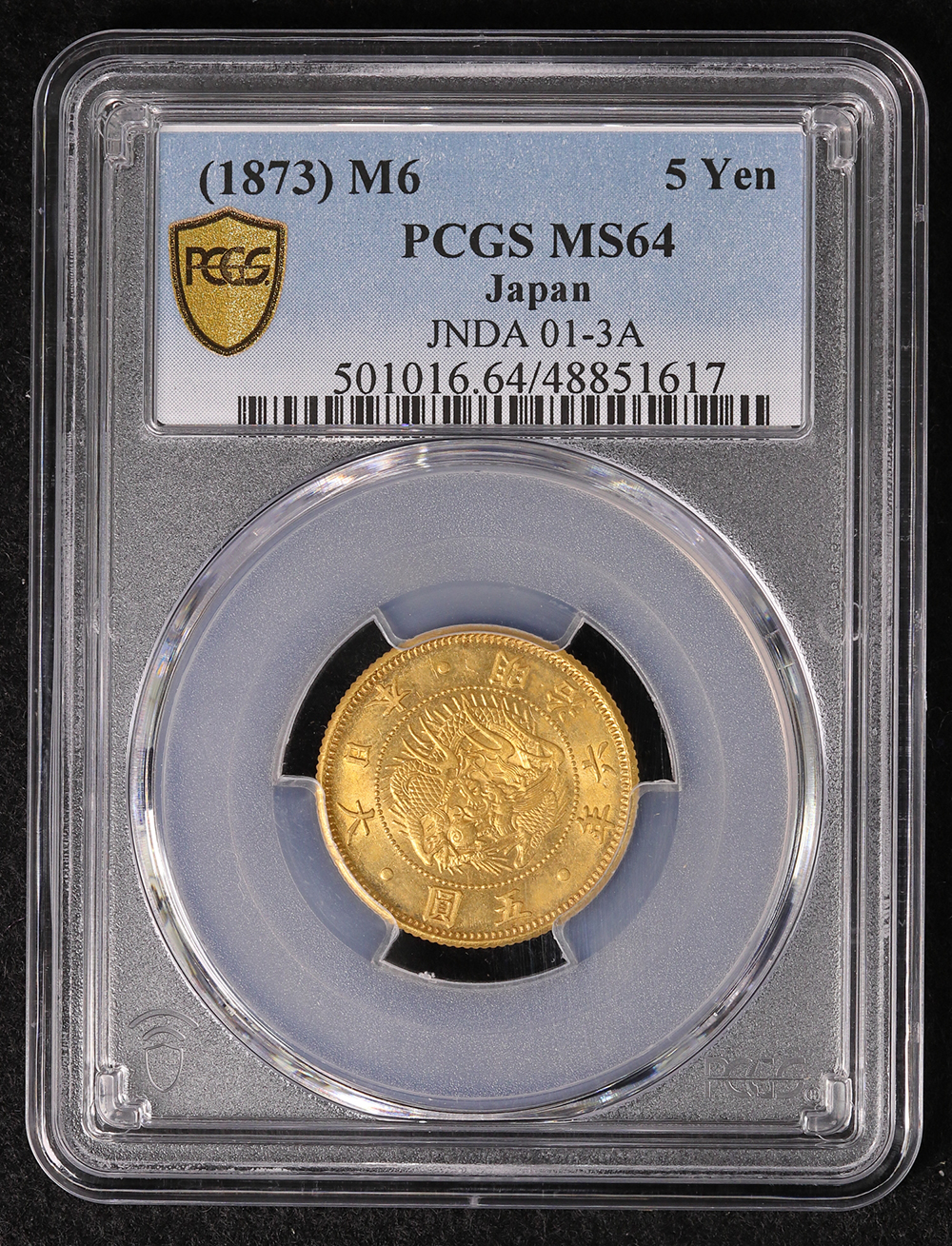 旧5円金貨 明治6年（1873）PCGS MS64 | ミスターコインズ