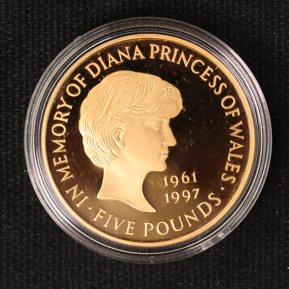 イギリス ダイアナ妃追悼 5ポンド金貨 1999年 | ミスターコインズ