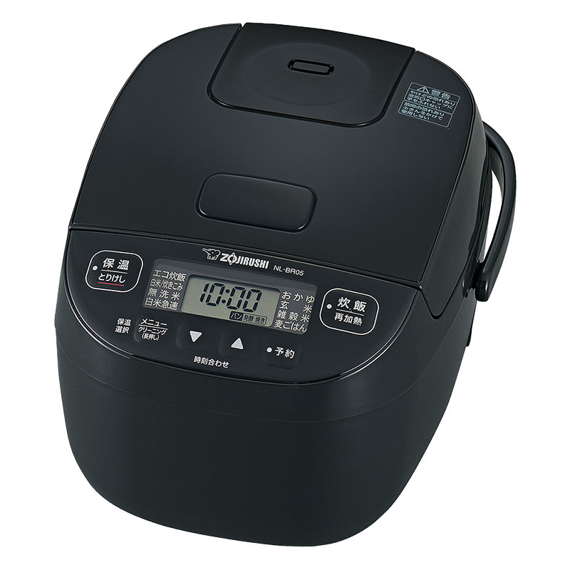 小容量マイコン炊飯ジャー 3合 0.54L NL-BR05-BA ｜ ミスターマックス