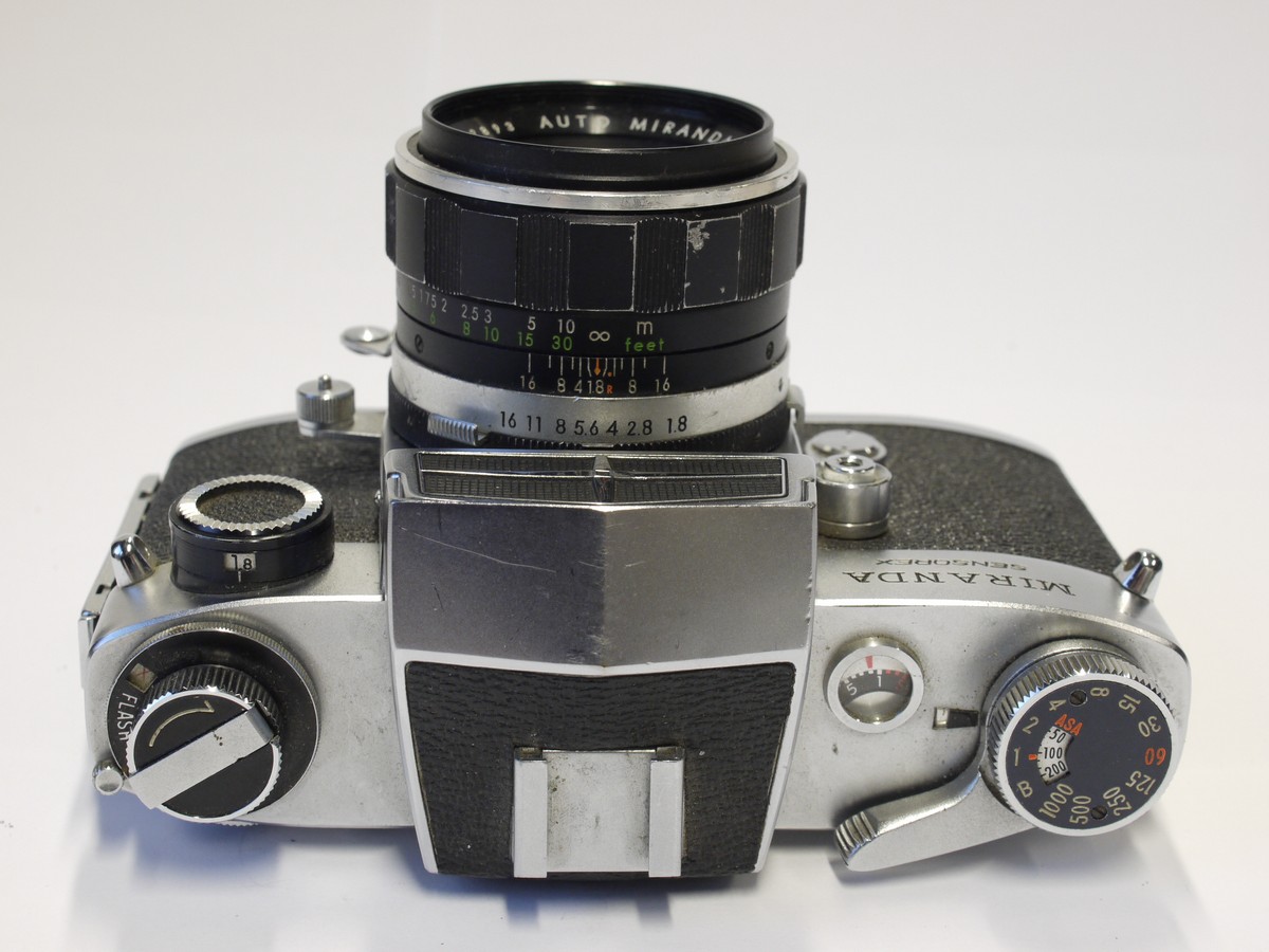 Miranda Sensorex 35mm SLR with removable prism finder + 50mm f1.8
