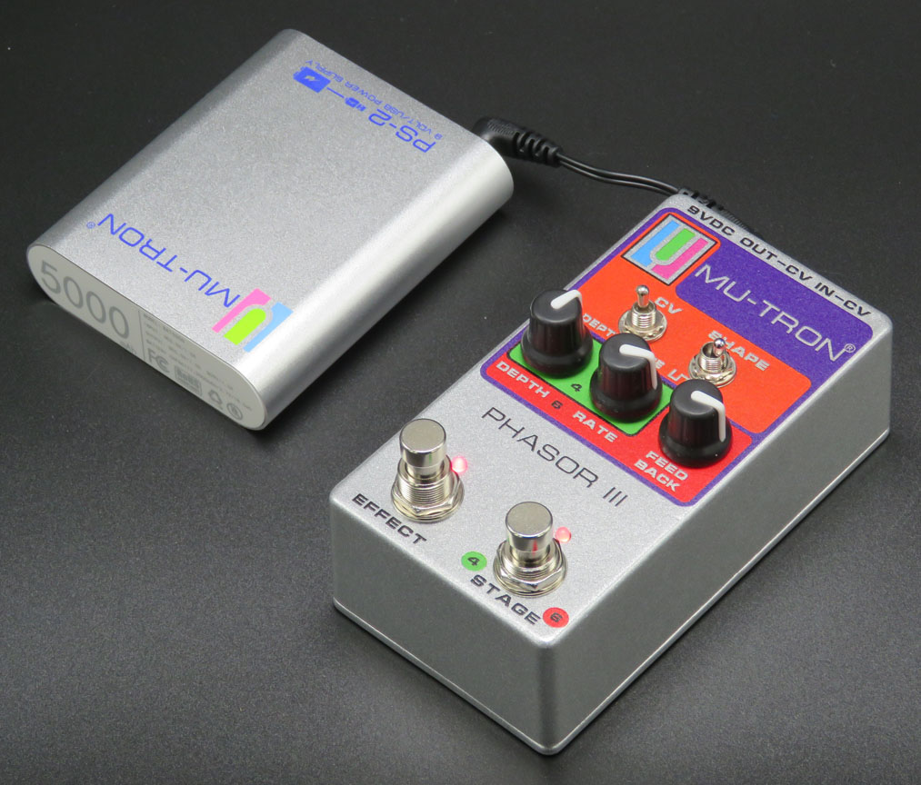 Phasor III Vintage Silver – Musitronics Mu-Tron