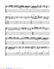 Countdown To Extinction guitar pro tab by Megadeth @ musicnoteslib.com