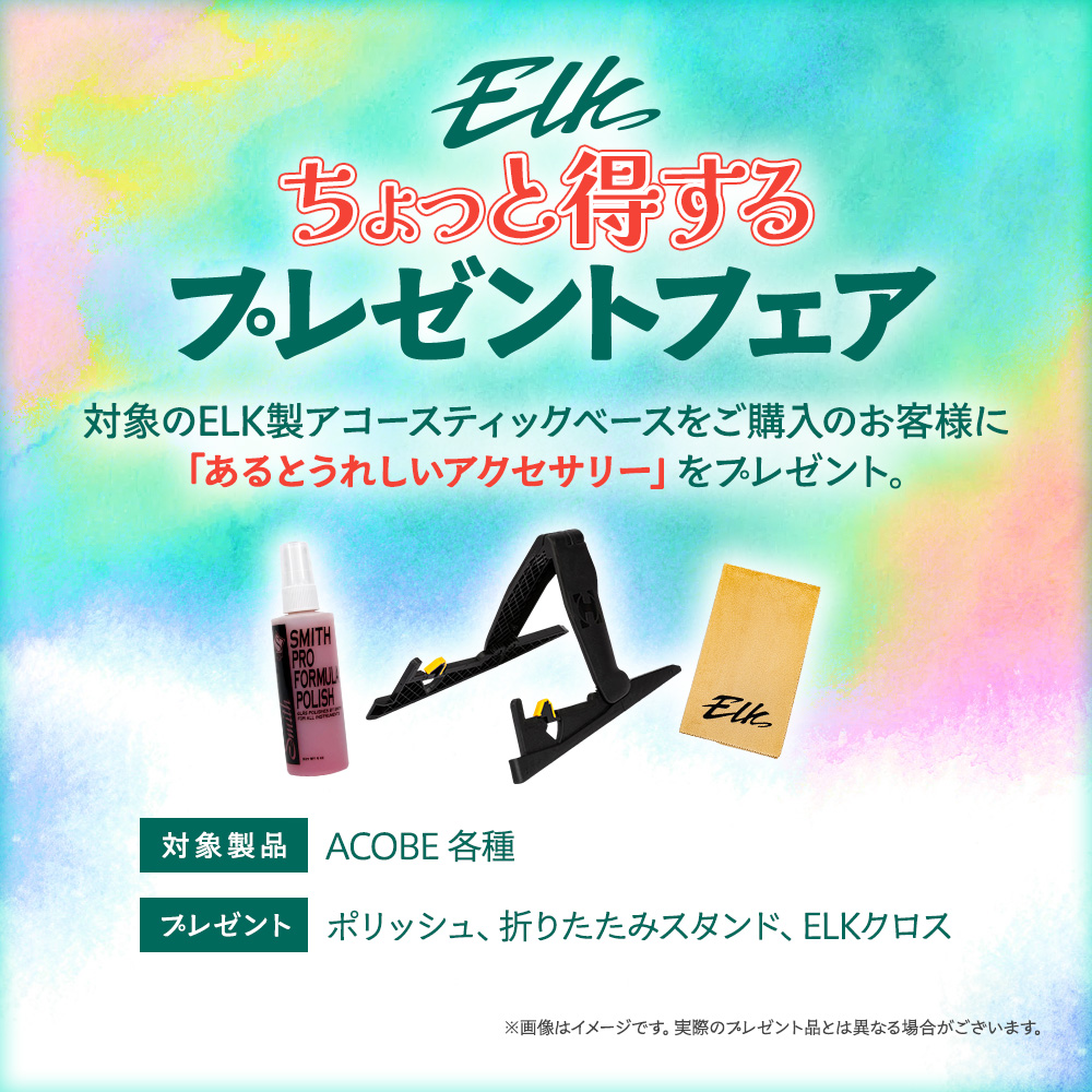 ELK ACOBE 4 F-Hole Fretless Natural｜ミュージックランドKEY