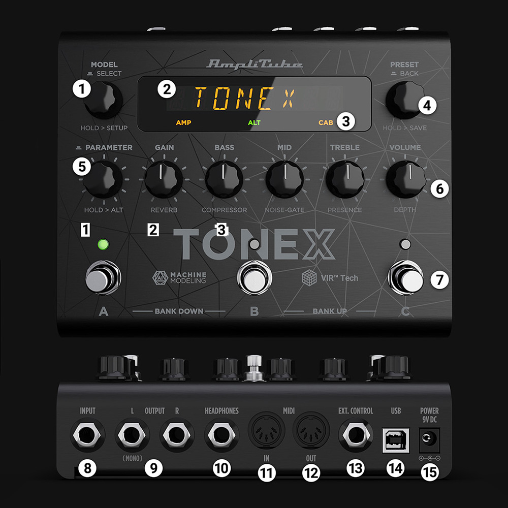 IK Multimedia TONEX Pedal｜ミュージックランドKEY