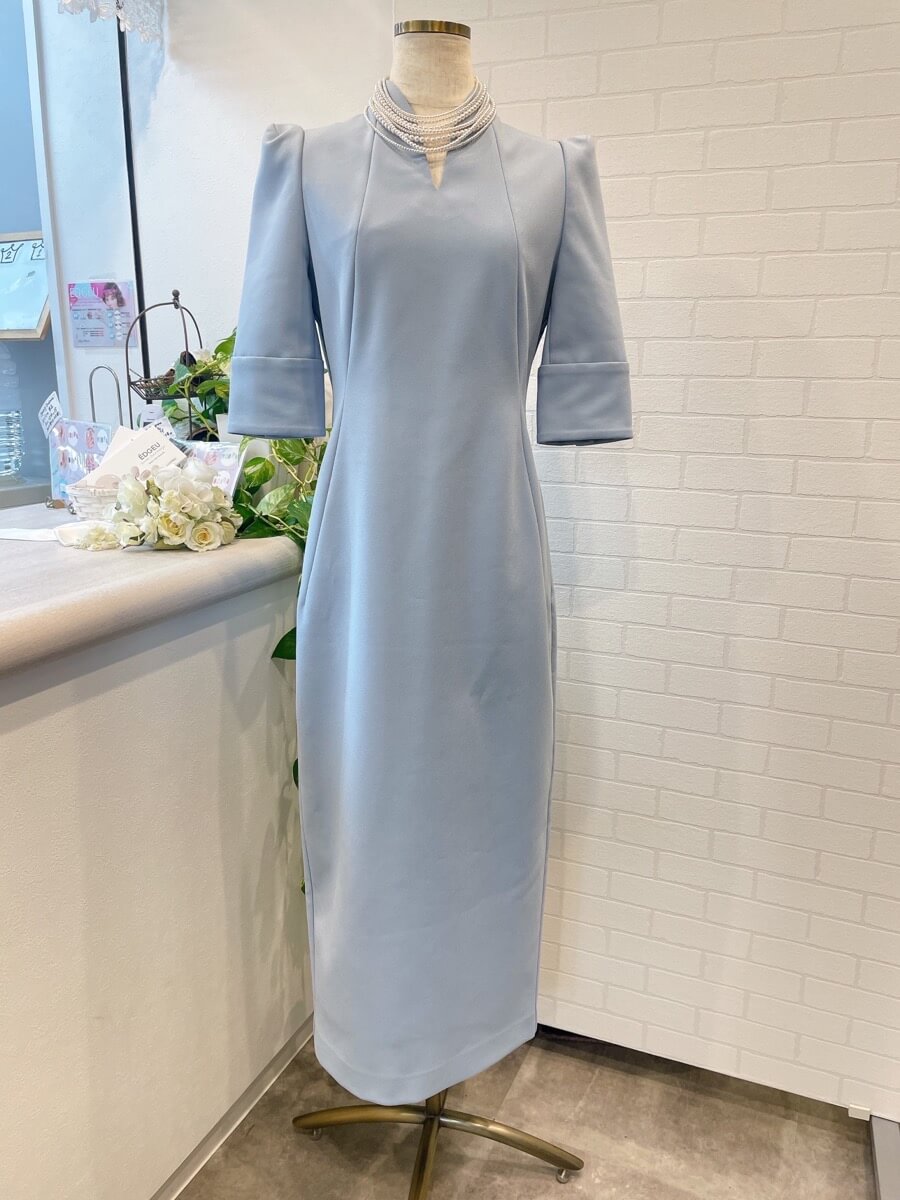 my closet / EDGE SHOULDER BONDING DRESS