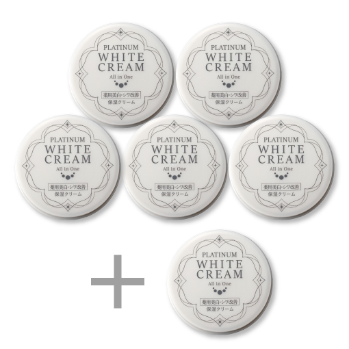 薬用美白]オールインワン プラチナホワイトクリーム 40g | ルソイル
