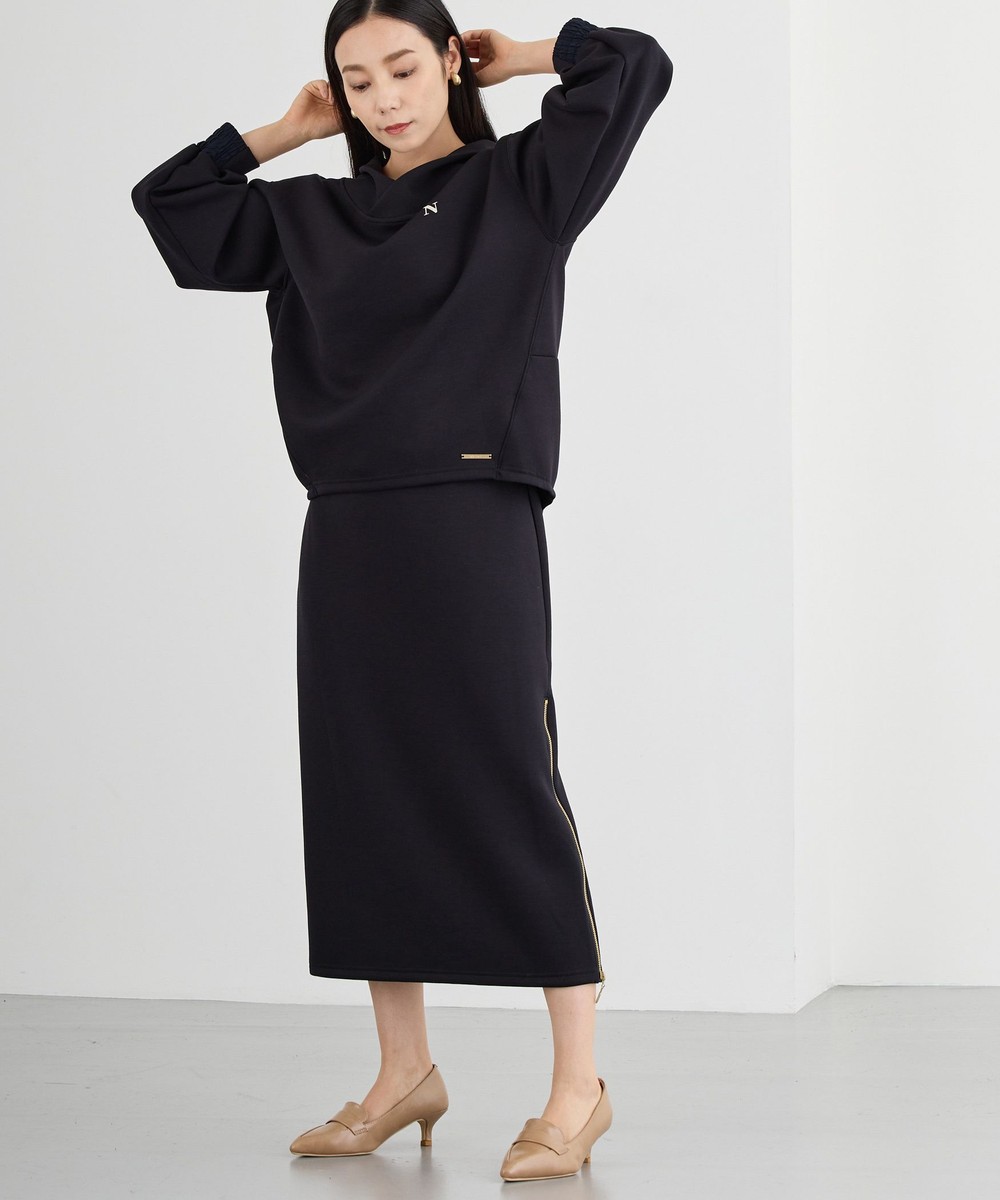 サイドZIPタイトスカート／ダンボールポンチ｜タイトスカート｜ニコル