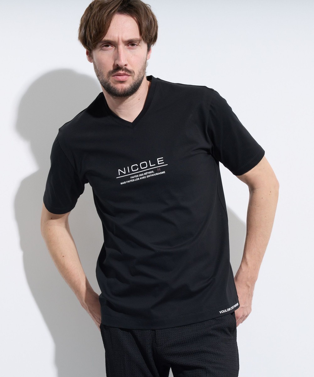 激シルケットVネック半袖Tシャツ｜Tシャツ｜ニコル公式通販サイト