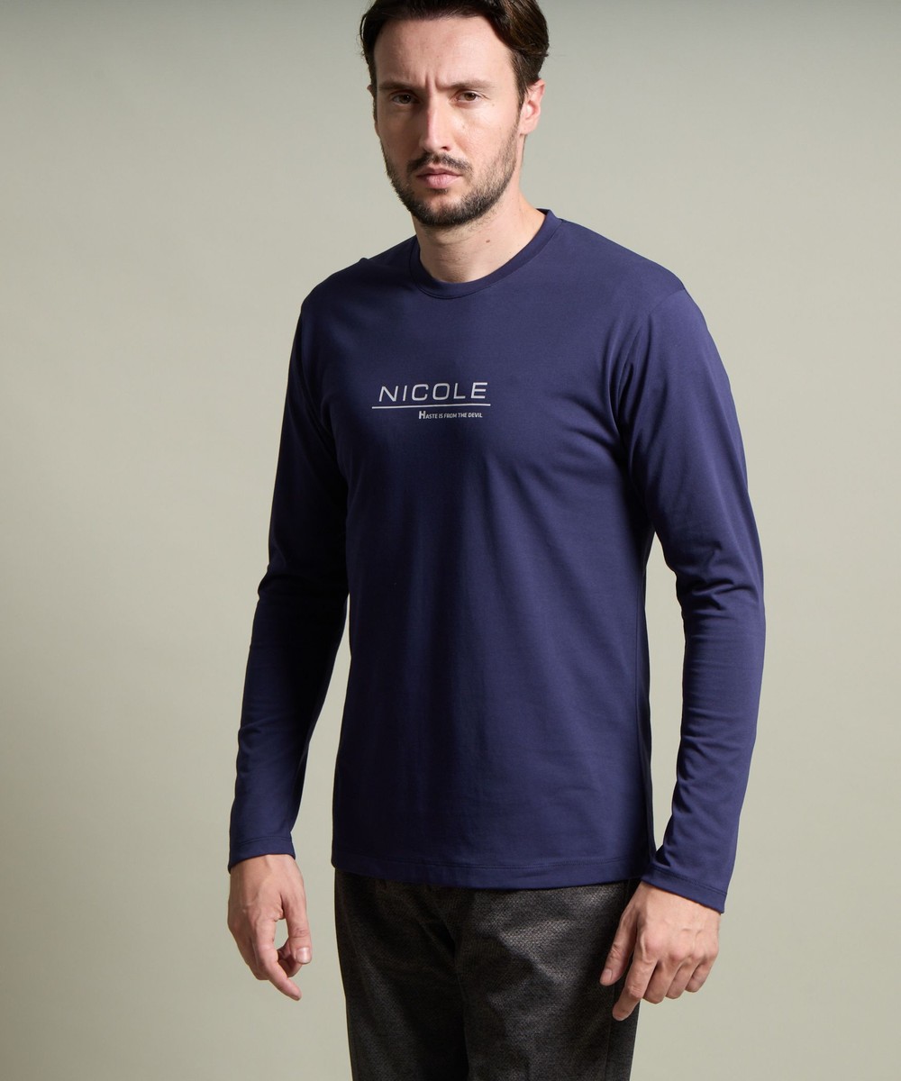 シルケットクルーネック長袖Tシャツ｜Tシャツ｜ニコル公式通販サイト