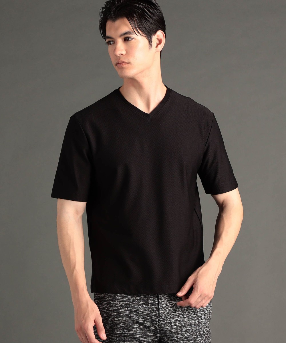 ex/tra】クールタッチセンセーション VネックTシャツ｜半袖｜ニコル