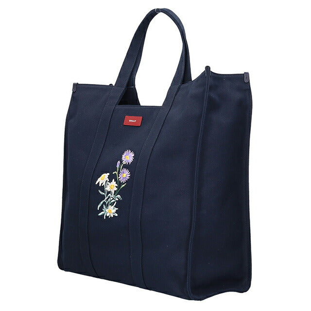 バリー トートバッグ レディース ブランド コットン 6308745 ネイビー