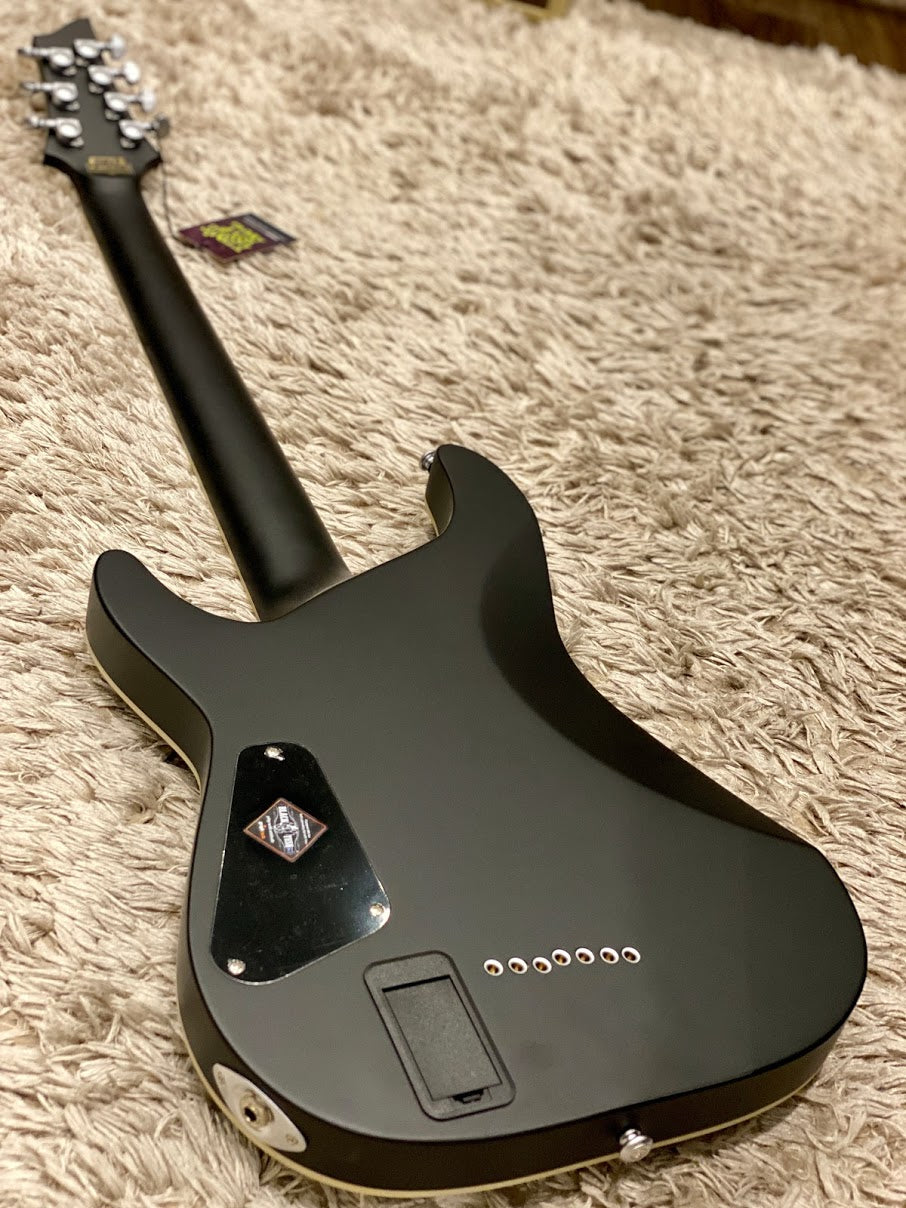 Schecter Damien Platinum 7 - Satin Black – nafiriguitar.com