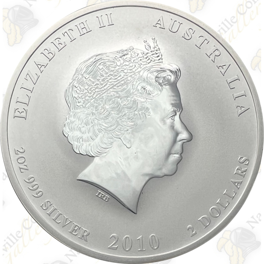 2010 Australia 2 oz Lunar Series 2 Year of the Tiger – SKU #47210