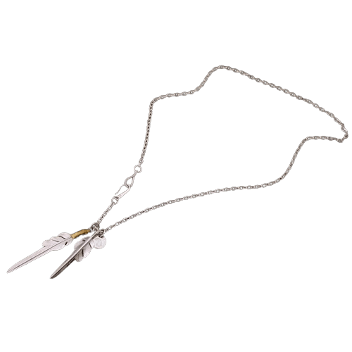 Larry Smith Double Feather Set Necklace - Native Feather | 日本の
