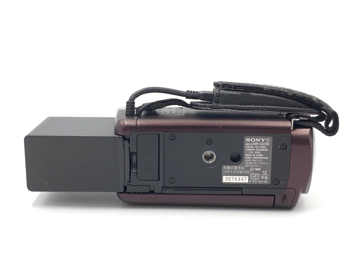 中古：B(並品)】ソニー HDR-CX270V ボルドーブラウン | 2449880036552
