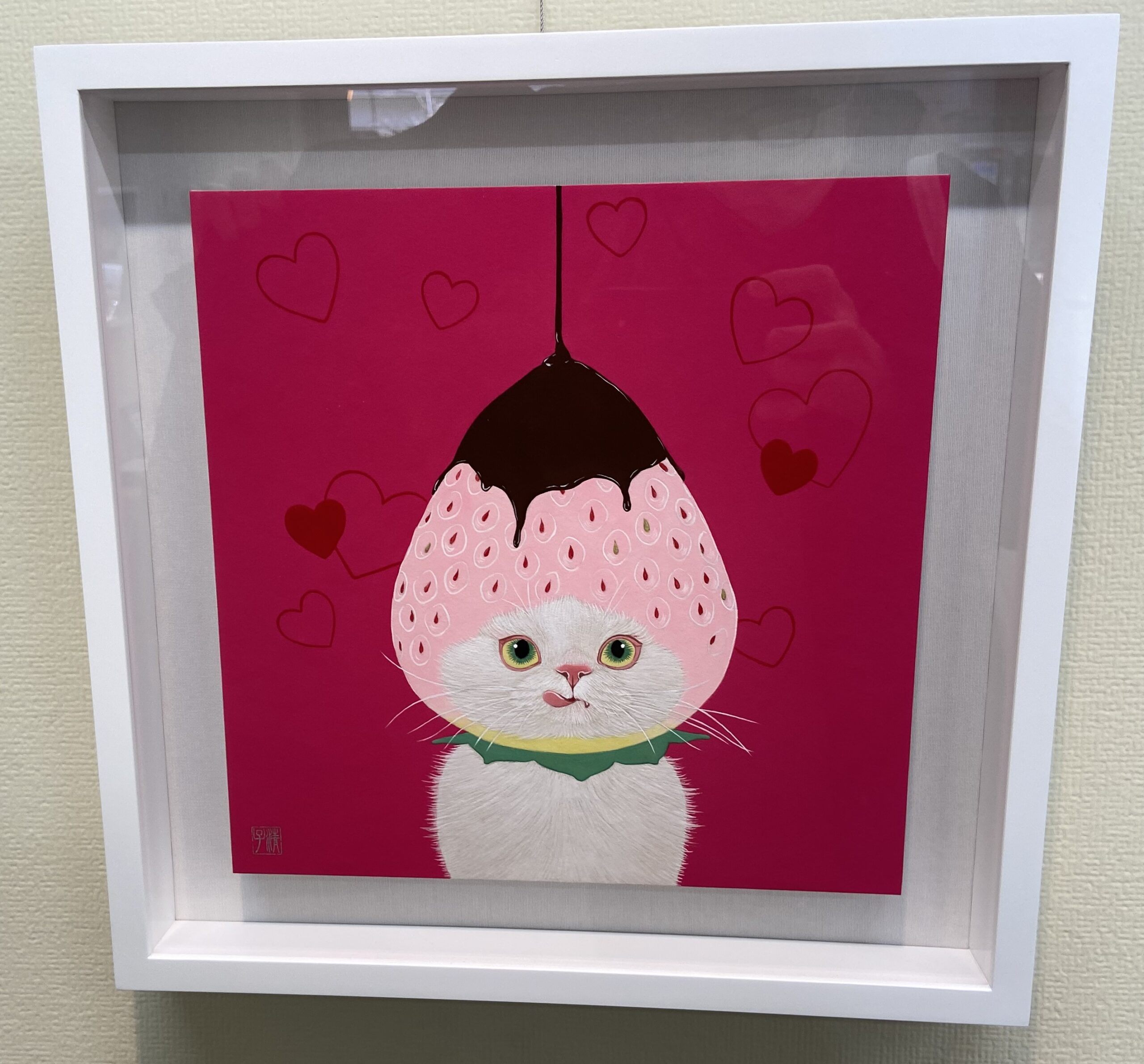 伊藤清子 絵画 さくらんぼ 猫 伊藤清子 絵画 さくらんぼ 猫 伊藤清子