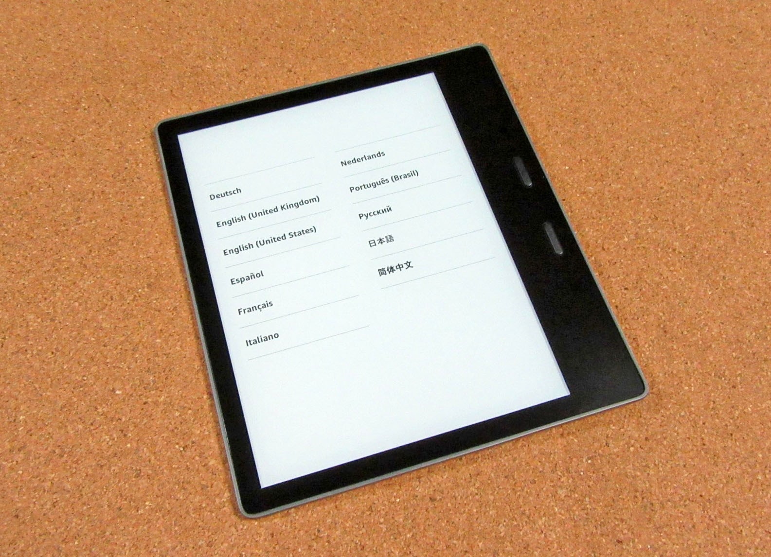 写真で解説。Kindle Oasisの初期設定方法。
