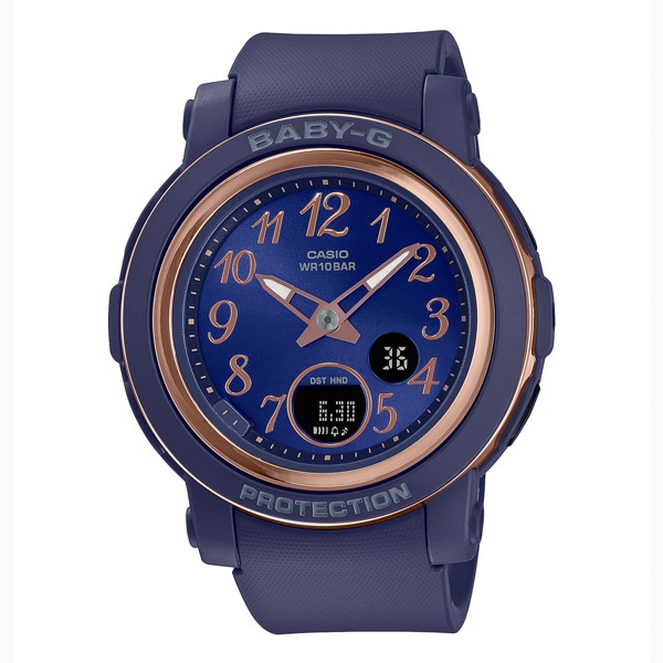 BABY-G BGA-290SA-2AJF クォーツ レディース ネイビー(ネイビー): BABY