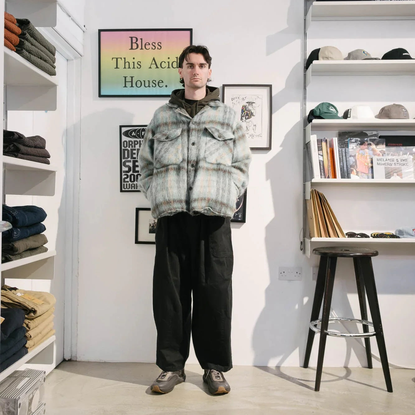 is-ness CPO Shirt Jacket - Green/Black