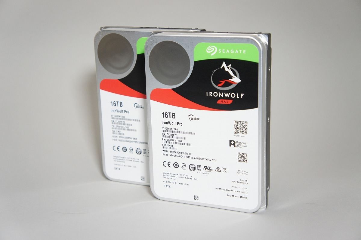 現行最大容量“16TB”HDDの実力とは？ Seagate「IronWolf Pro」を試す