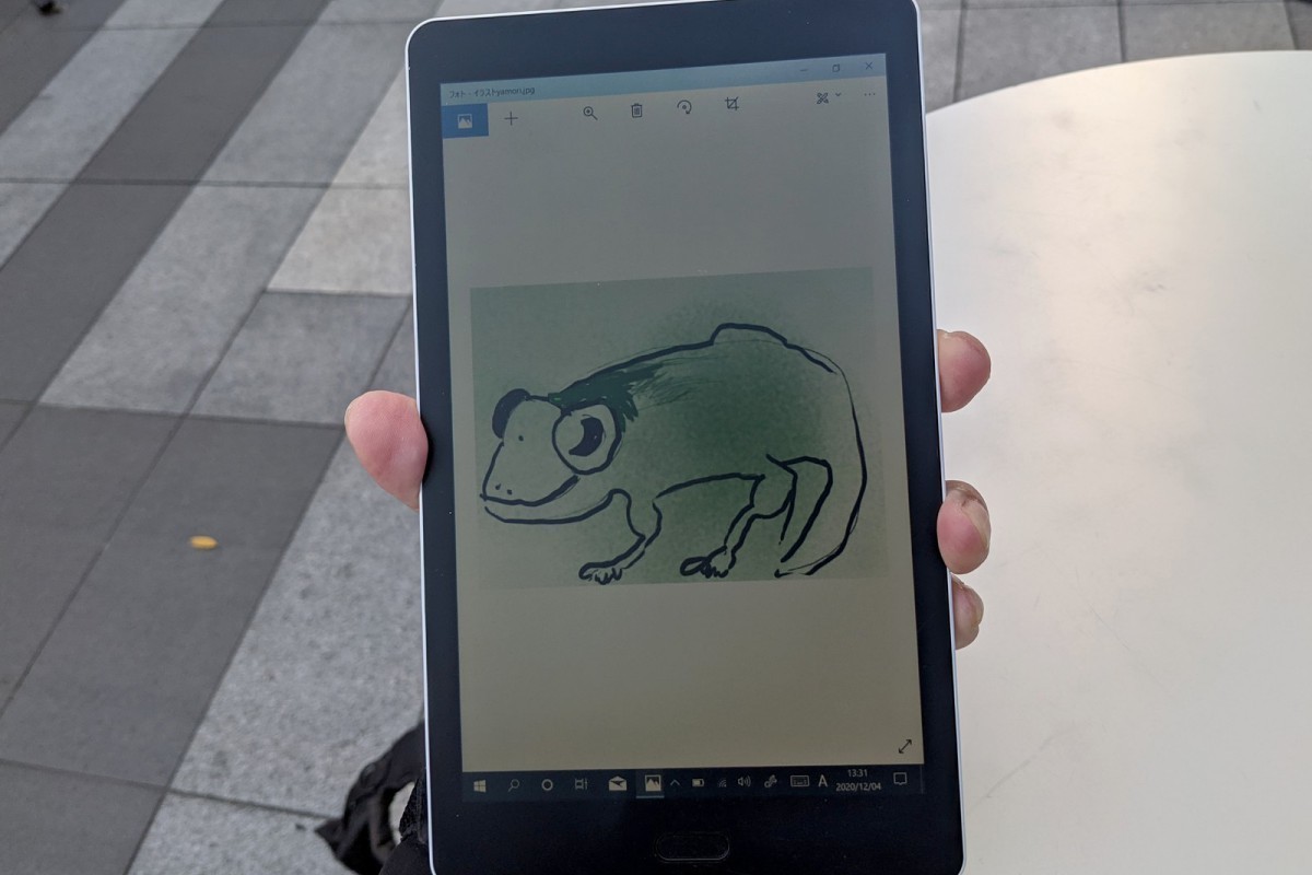 いつでもどこでもWACOMペンでサッとお絵描き！ 8インチ「raytrektab