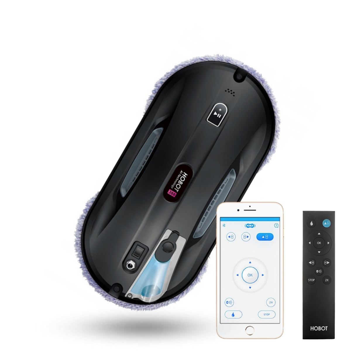 プラススタイル、窓や壁にはりつくお掃除ロボット「HOBOT388」 | マイ