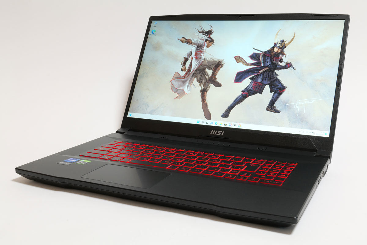 ゲーム、配信、動画・画像編集などマルチに活躍する17.3型ゲーミング