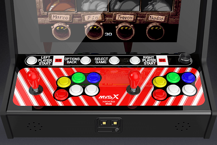 家庭用アーケード筐体「SNK NEOGEO MVSX」が海外向けに発表。50