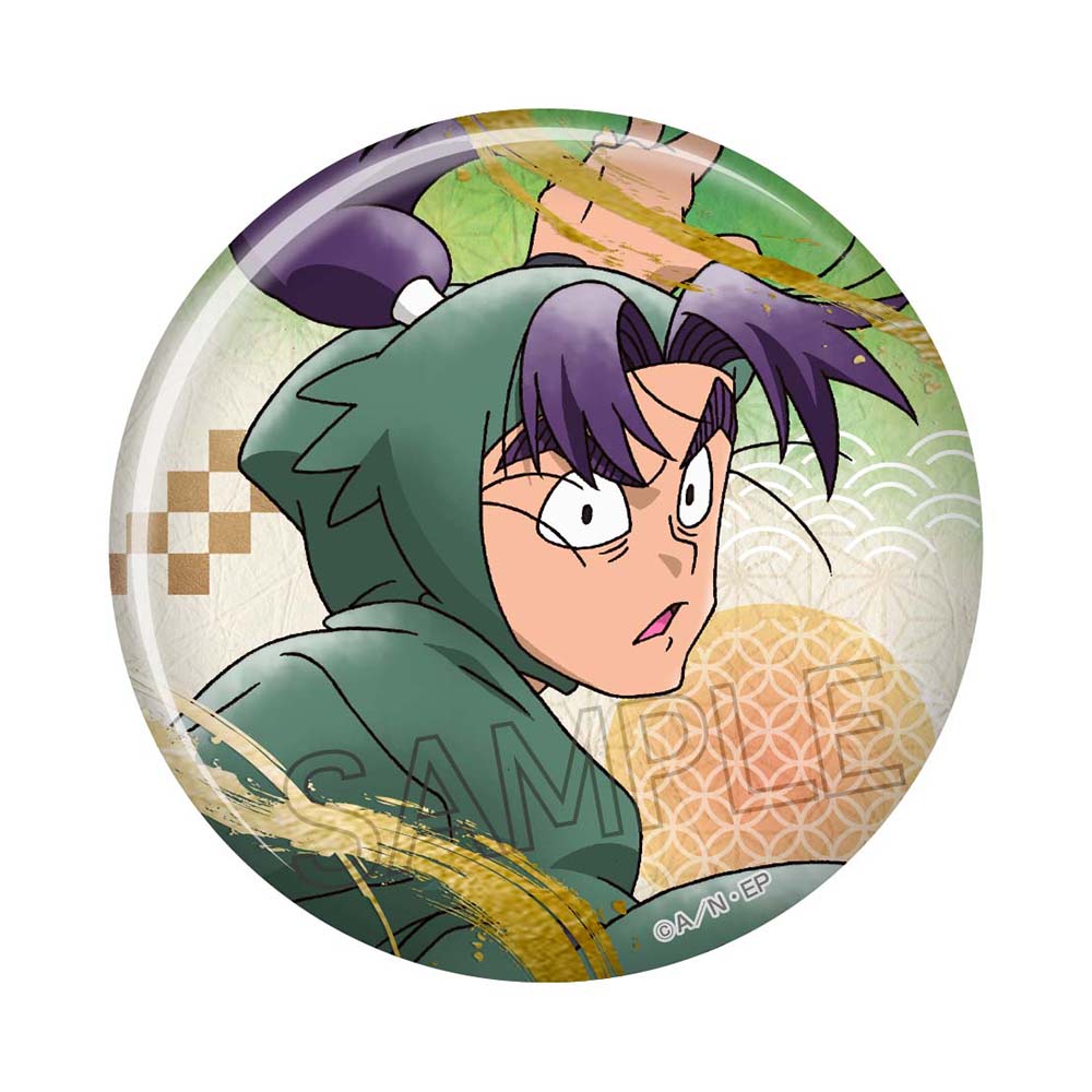 忍たま乱太郎 箔押し缶バッジ 潮江文次郎 | NHK キャラクターショップ