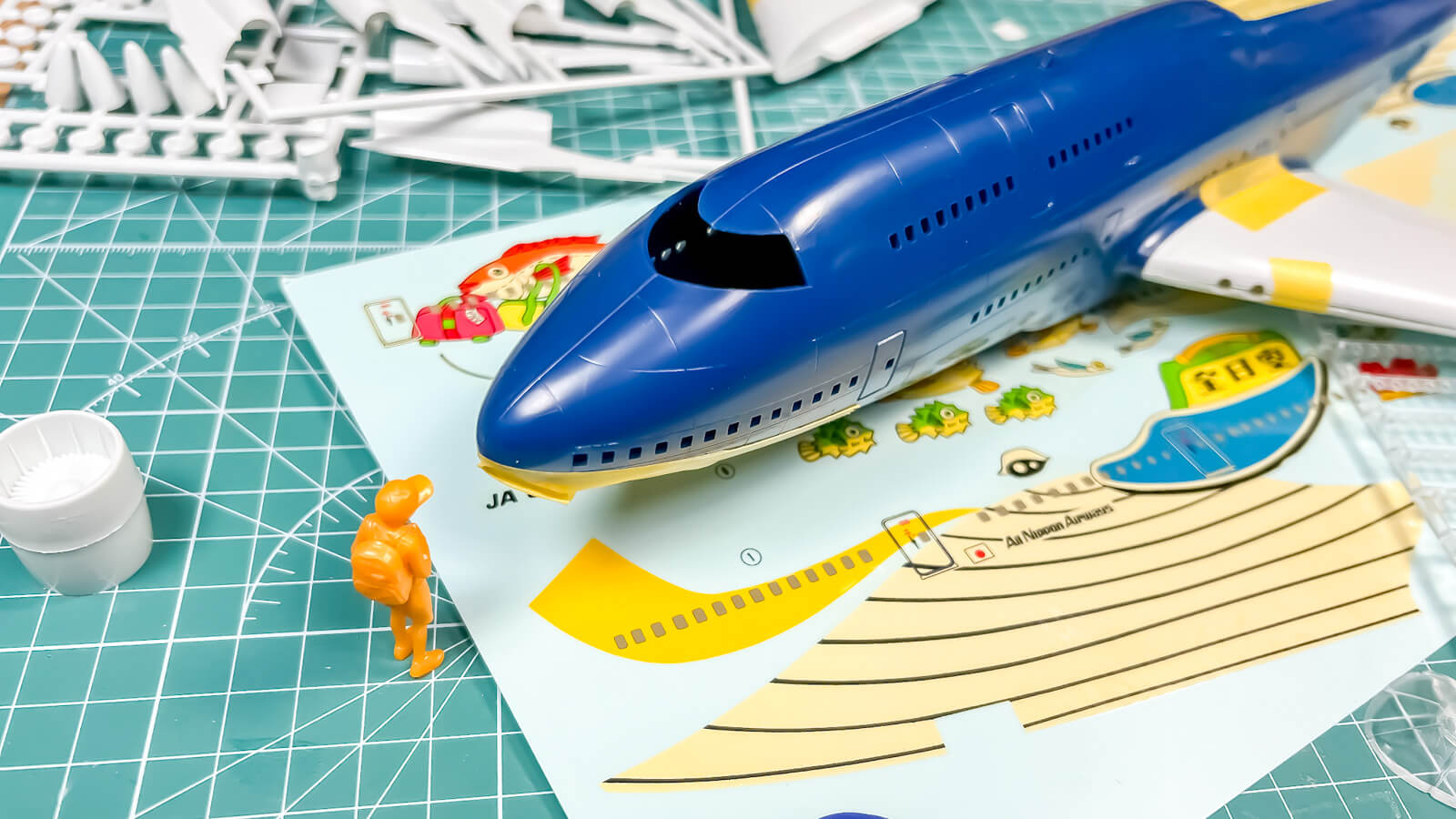 あの頃気になってたプラモデルを組んでみる／童友社のマリンジャンボ