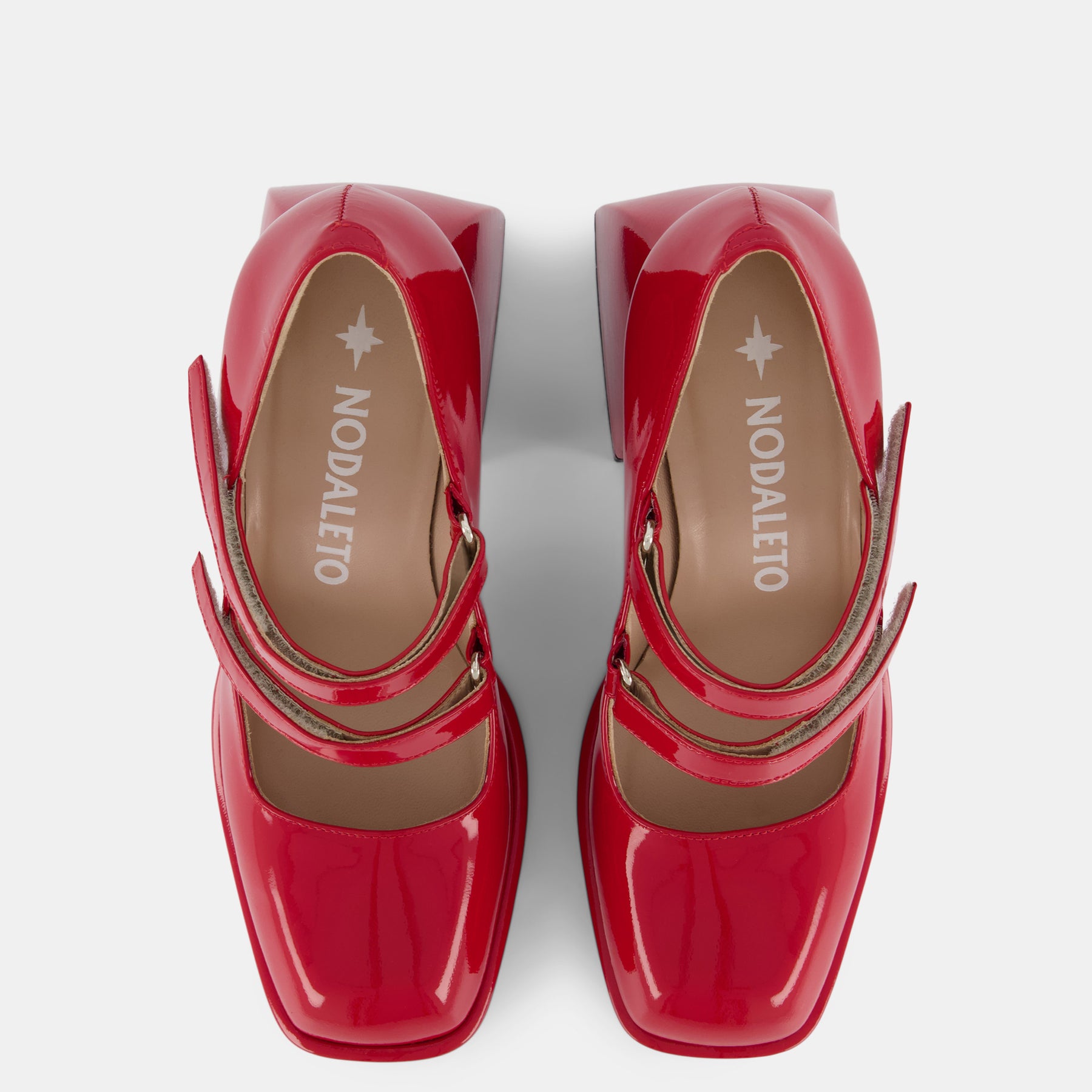 Nodaleto - Nodaleto Babies l Women's Mary-Jane platform in red
