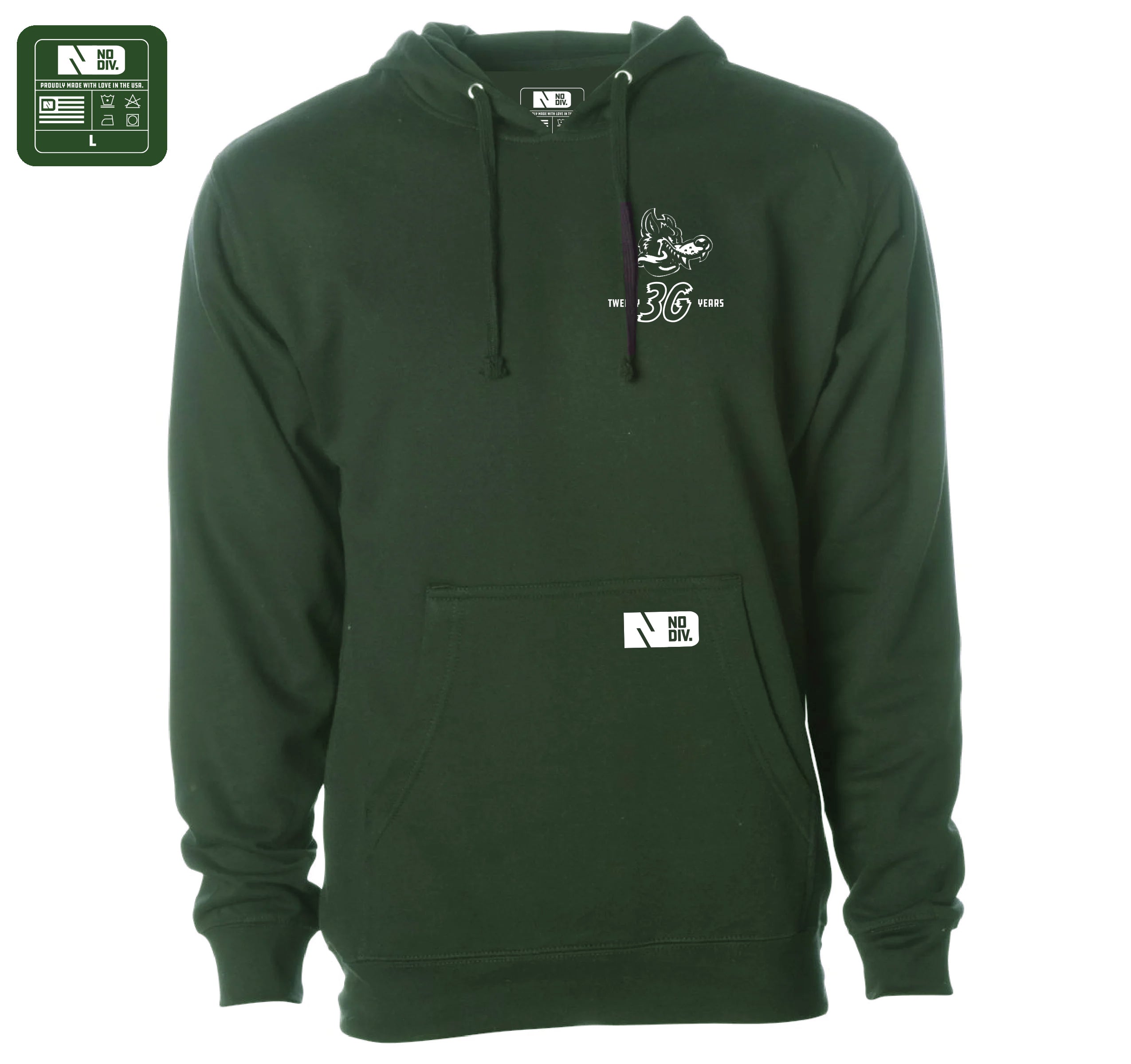 Hoodie: 3G 20th - The Garage Era Wolf and Wrench – No Division