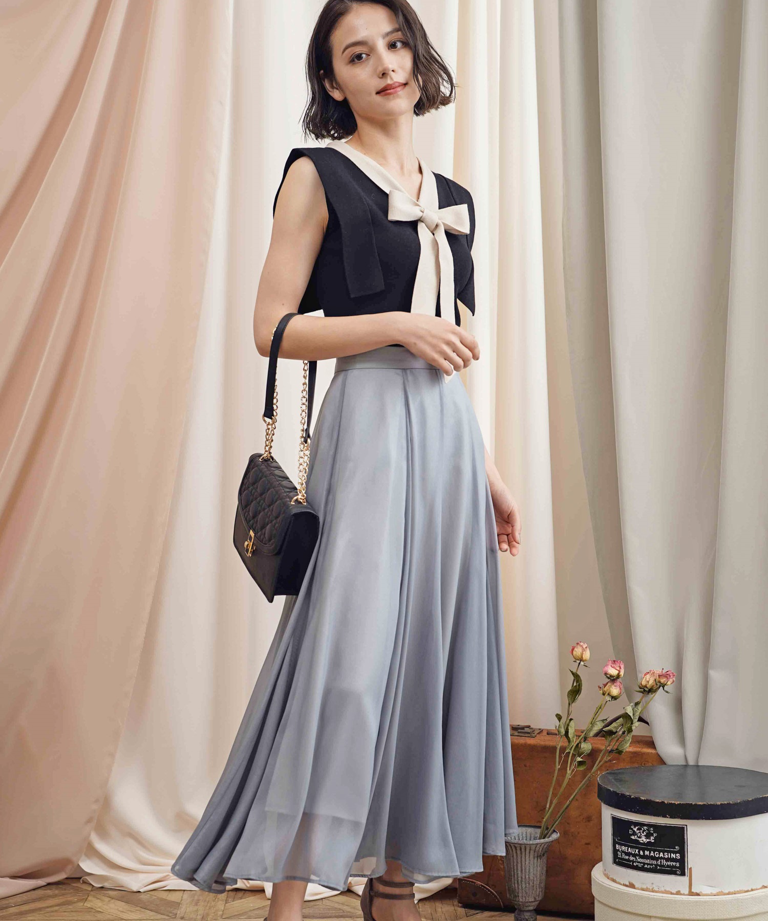 シャイニー切替フレアスカート | フレアスカート | NOELA OFFICIAL WEB