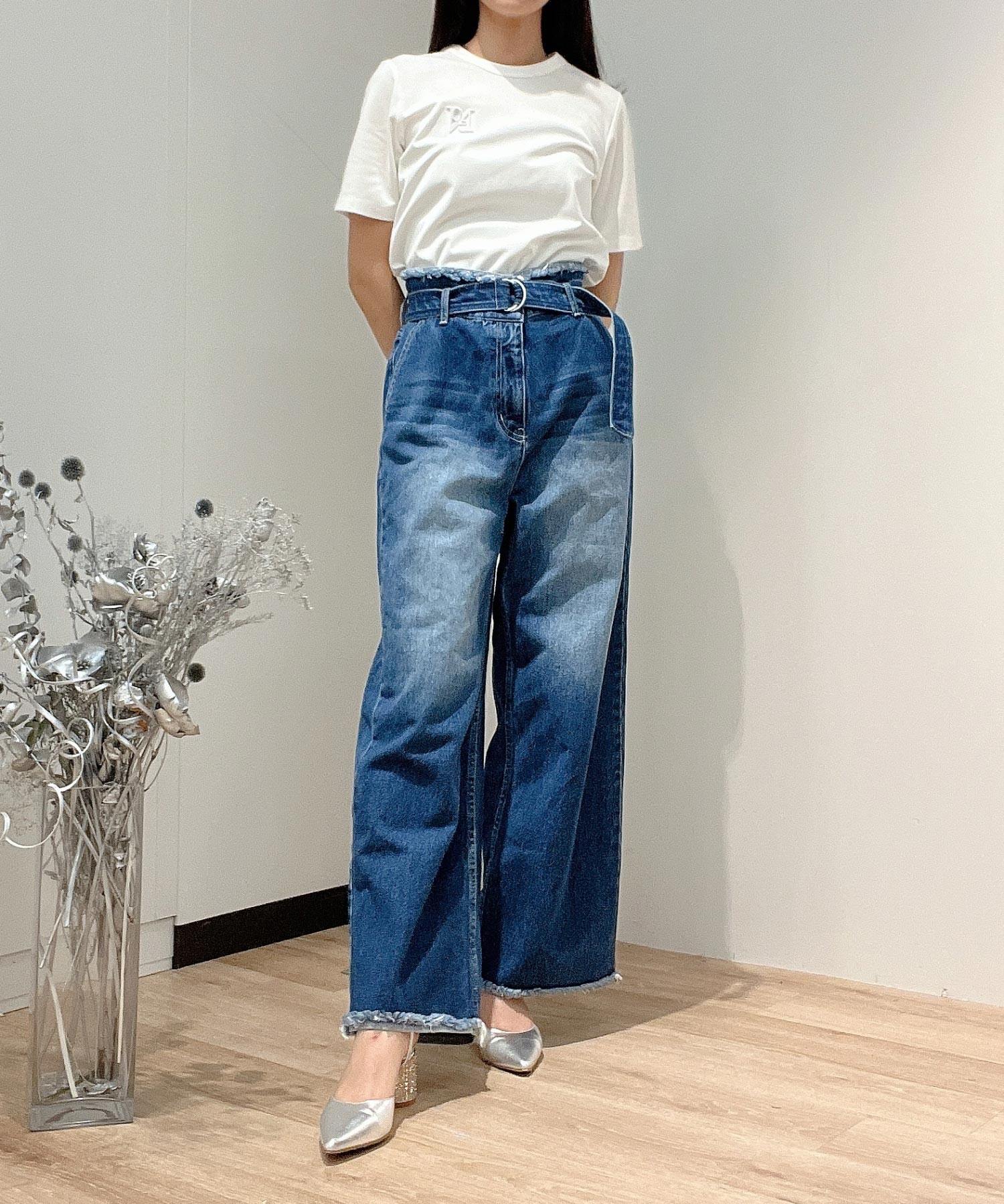 フリンジストレートデニムパンツ | デニムパンツ | NOELA OFFICIAL WEB