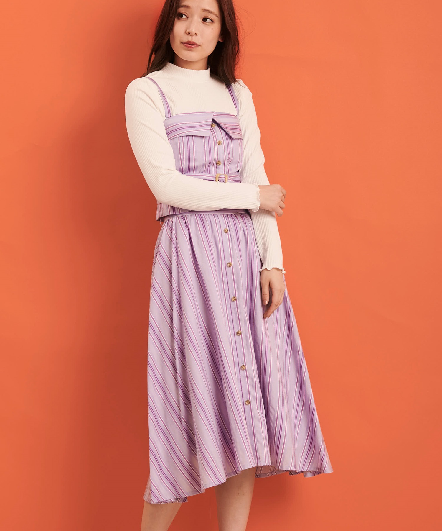 マルチストライプスカート | フレアスカート | NOELA OFFICIAL WEB STORE