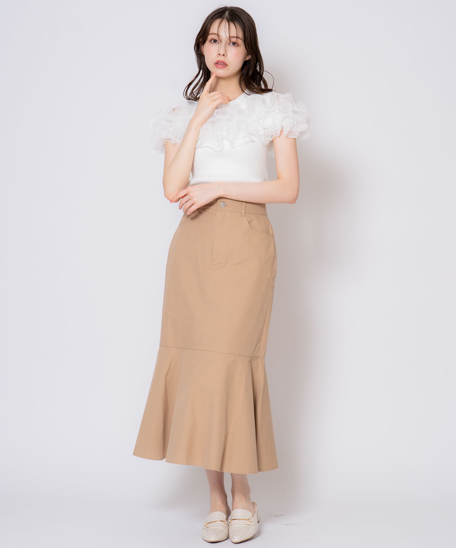 モチーフフリルニット | ニット | NOELA OFFICIAL WEB STORE